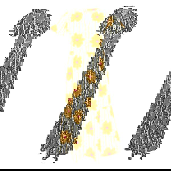 Regatta Womens/Ladies Orla Kiely Lotus Tiered Midi Dress - Yellow