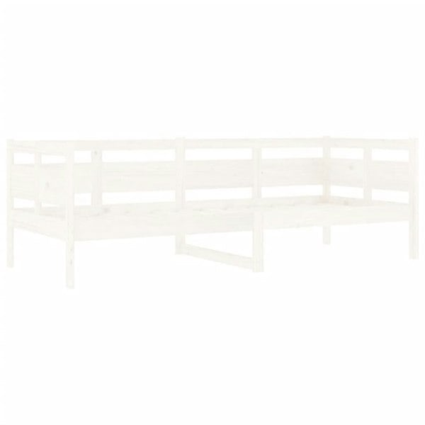 Berkfield Day Bed White Solid Wood Pine 80x200 cm