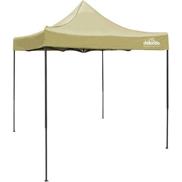 2x2m Pop-Up Gazebo - BEIGE Heavy Duty Frame & Water Resistant - Garden Pavillion