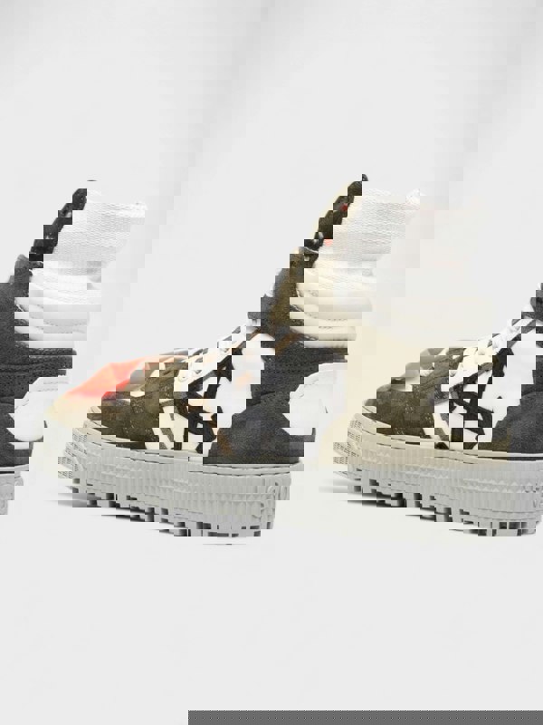 Off-White Off Court 3.0 High-Top Sneakers Khaki Green - Supplied Fashion Off White