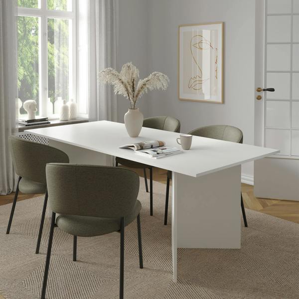 Furniture To Go Family Dining table 90x200cm in White