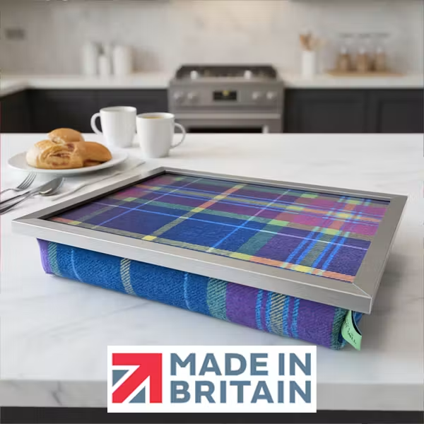 Made in the Mill Luxury Shiba Tweed Lap Tray With Bean Bag