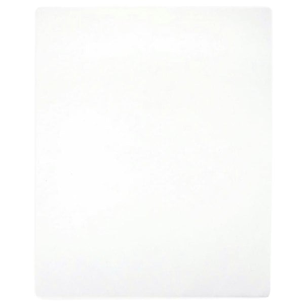 Berkfield Jersey Fitted Sheets 2 pcs White 90x200 cm Cotton