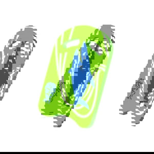 Beco Sealife junior kick board shark with handles, green foam