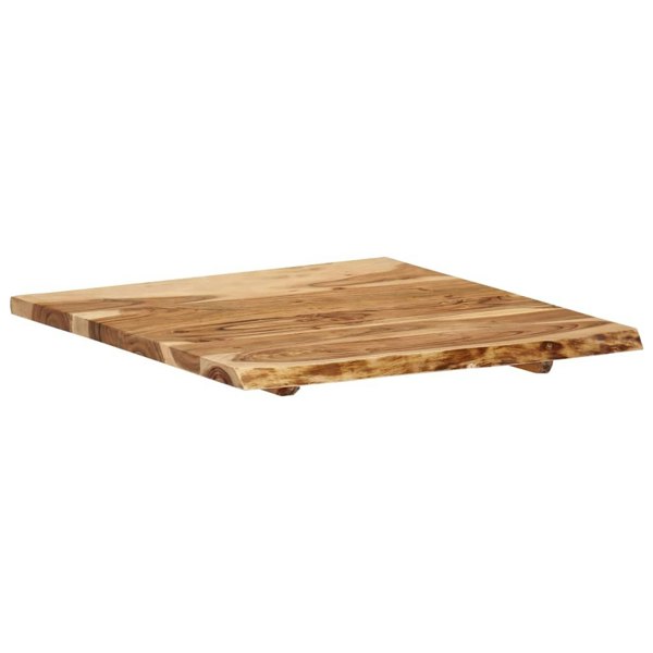 Berkfield Table Top Solid Acacia Wood 58x(50-60)x2.5 cm