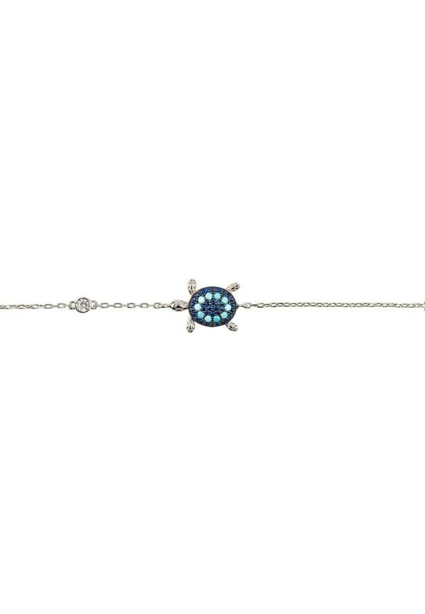 Turtle Turquoise Blue Bracelet Silver - LATELITA Bracelets
