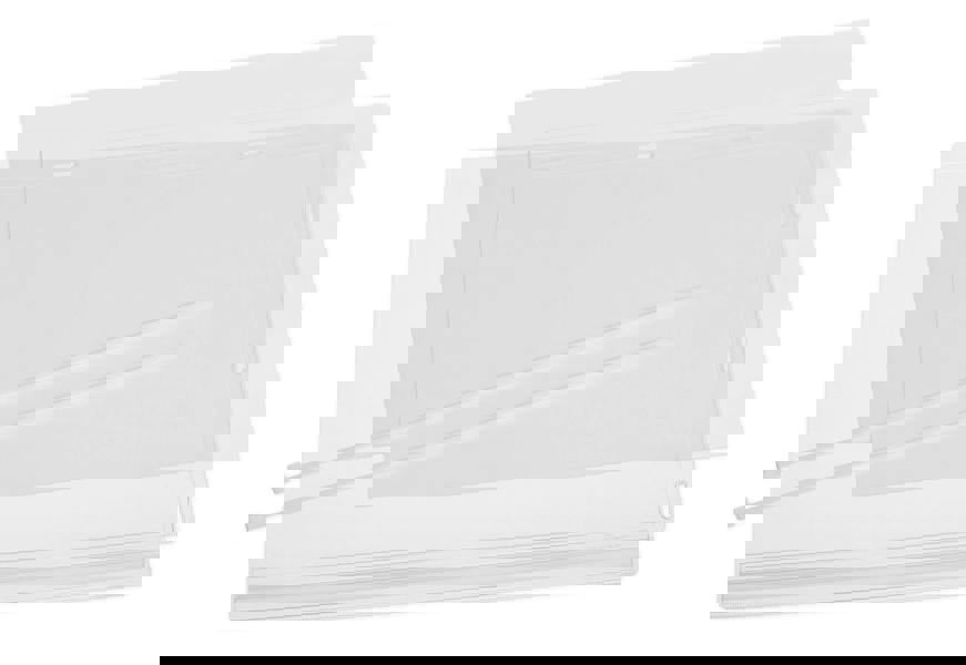 Durable Water Resistant UV Anti-Reflective Cable Tie Pockets | 5 Pack | A4 Clear