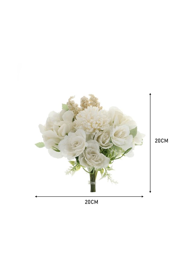 Living and Home Romantic Artificial Bouquet for Home Wedding Decoration