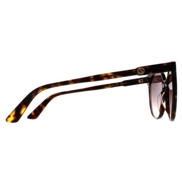 Gucci Sunglasses GG0488S 002 Dark Havana Brown Gradient