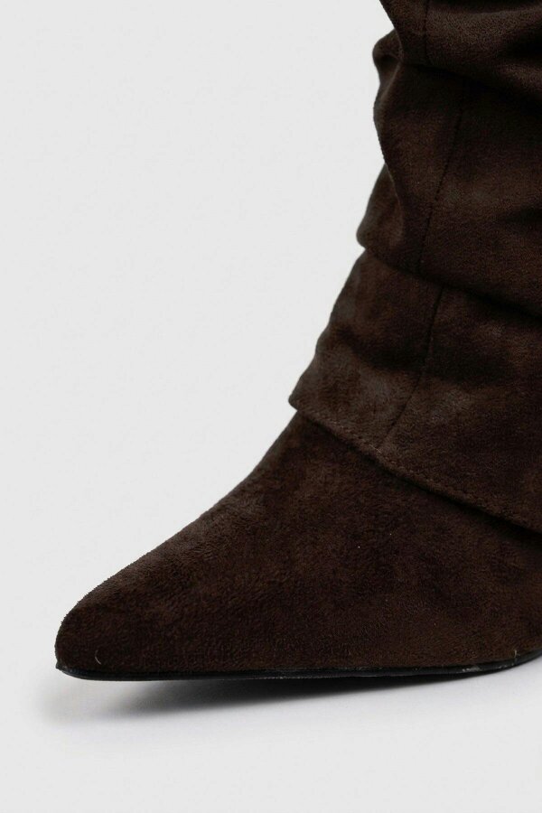 ikrush Odile Fold Over Block Heel Boots