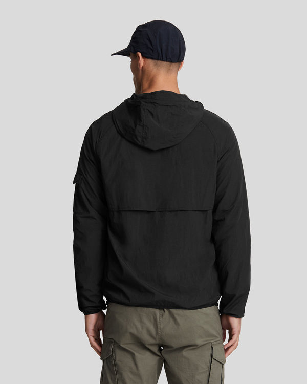 Lyle & Scott Hooded Winbreaker Jacket - Black