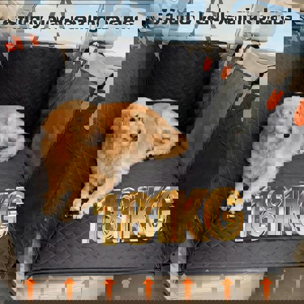 Skylos Dog Car Seat Cover Pet Back Seat Hammock Safety Protector  Waterproof