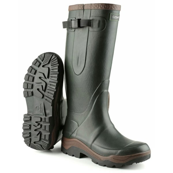 Cotswold model Compass Neoprene Rubber Wellington Unisex in Green