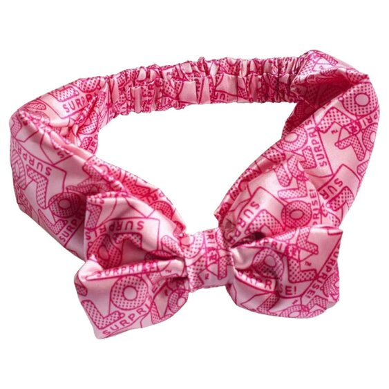 Onomato! LOL Printed Bow Hairband One Size Pink