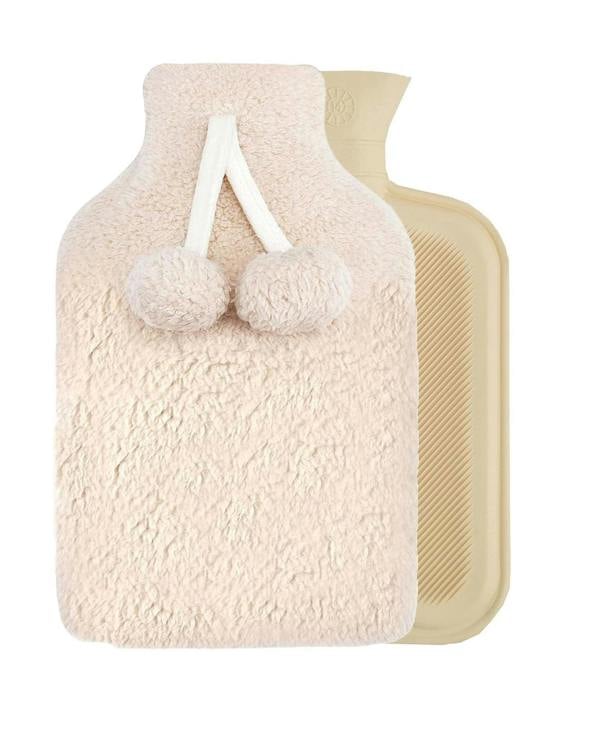 Smart Living Hot Water Bottle - Teddy - Natural