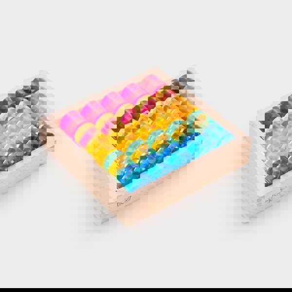 tickit Gem Circle Mirror Tray