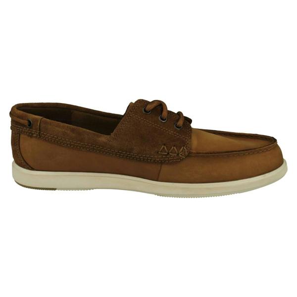 Clarks Mens Clarks Relaxed Style Lace Up Deck Shoes Bratton Boat