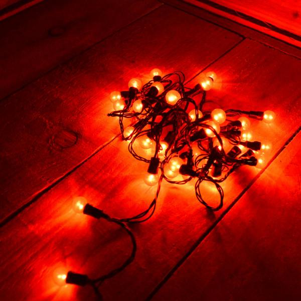 Samuel Alexander 10m 100 LED Premier Multi Action Outdoor Pearl Christmas Lights Red