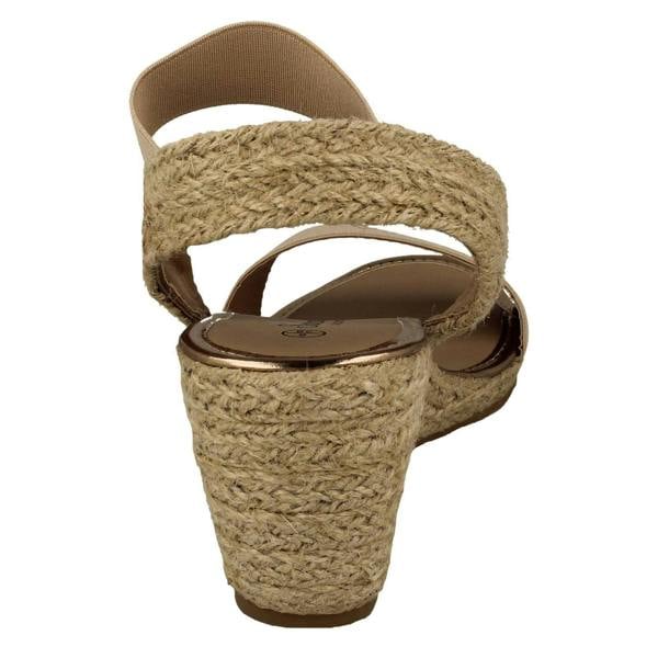 Savannah Womens Savannah Slip On Wedge Heeled Sandal F2297