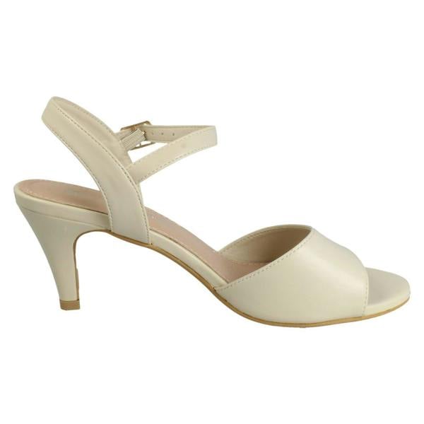 Anne Michelle Ladies Anne Michelle Buckle Fastening Wide Fit Formal Sandals F12114