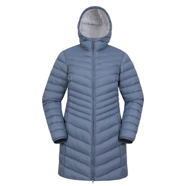 Mountain Warehouse Womens/Ladies Florence Faux Fur Lined Padded Jacket - Blue