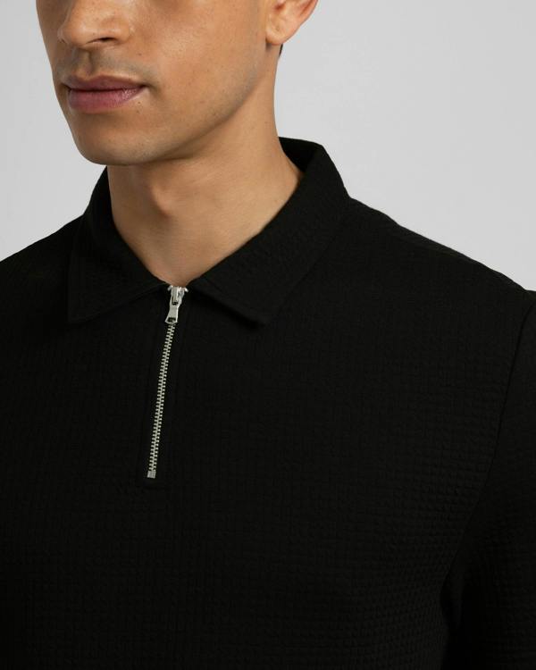 Steel & Jelly Ivy - Square Jacquard Polo Shirt