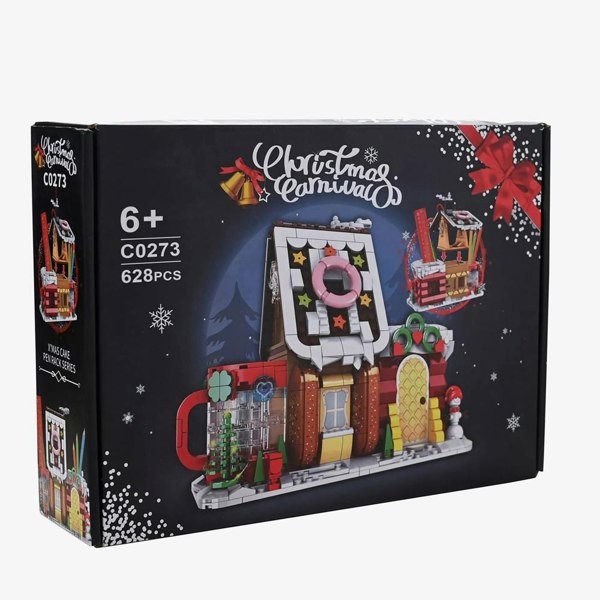 T. H. Baker Toy Shop Gingerbread House Brick Building Set Accessory XM15904