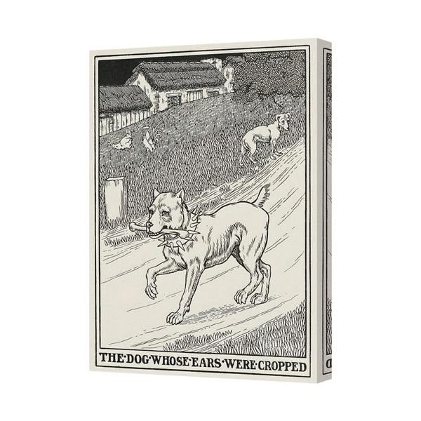 Benjamin Tate Design The Dog Whose Ears Were Cropped Canvas Wall Art Print