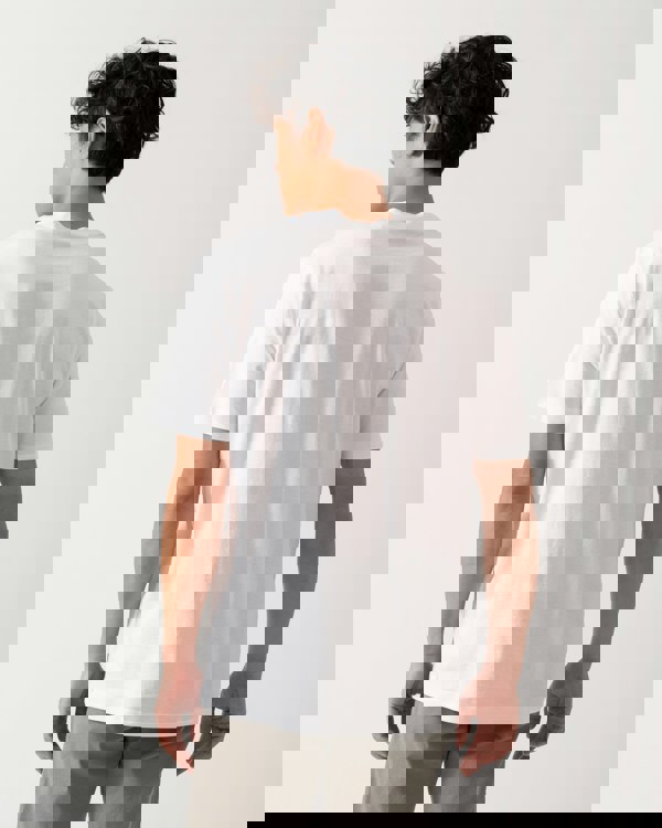 HUGO Dapusi Mens Logo Print T-Shirt - White 100