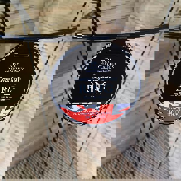 Samuel Alexander 2 Pack of Tom Chambers Cottage Heavy Duty Black Metal Steel Herbaceous Garden Plant Support Ring Large 80cm x 45cm