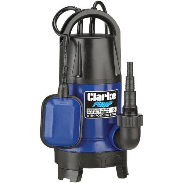 Clarke PSP105 250W 100Lpm 6m Head Puddle Pump With Auto Sensor 230V - 7230693