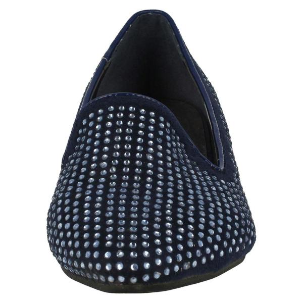 Spot On Ladies Spot On Gem Detailing Casual Shoes