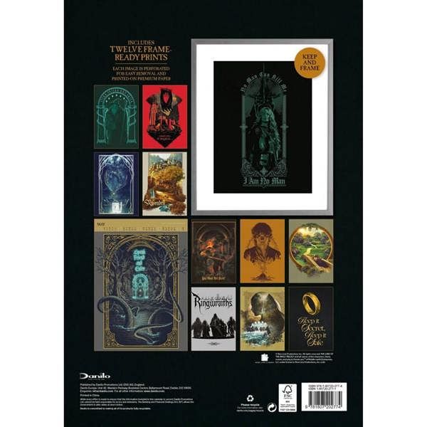 Lord of the Rings Collector's Edition A3 Calendar 2027, Wall Calendars, Month To View, Entertainment, Gift