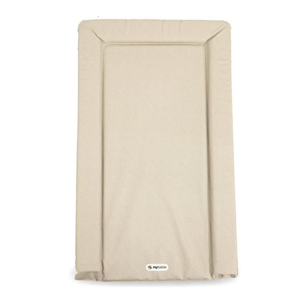 My Babiie Changing Mat - Oatmeal Herringbone