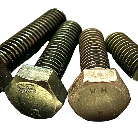 Fixaball 1/4" BSW Whitworth Hex Set Screw Bolt High Tensile 8.8 Self Colour