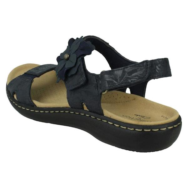 Clarks Ladies Clarks Slingback Sandals With Flower Detail Laurieann Bea