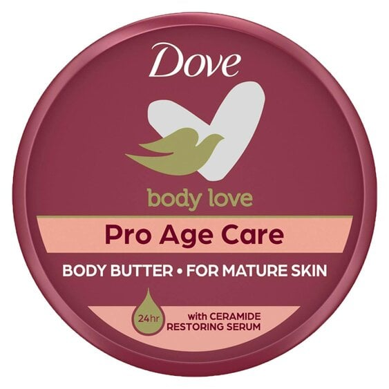 Dove Body Love Pro Age Body Butter Nourishing Moisturiser 250ml 12 Pack