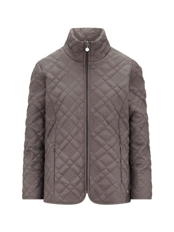 PennyPlain Diamond Quilt Jacket - Mink
