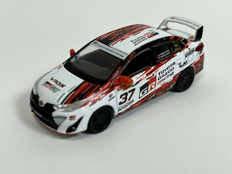 Pop Race Toyota GR Vios Sepang 1000 KM 2022 Tengku Djan #37 1:64 Scale PR640007