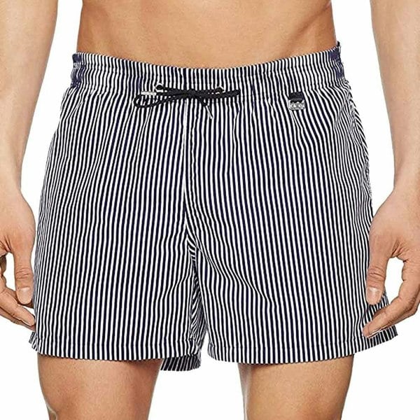 Hom Regatta Beach Boxer, Navy Stripe