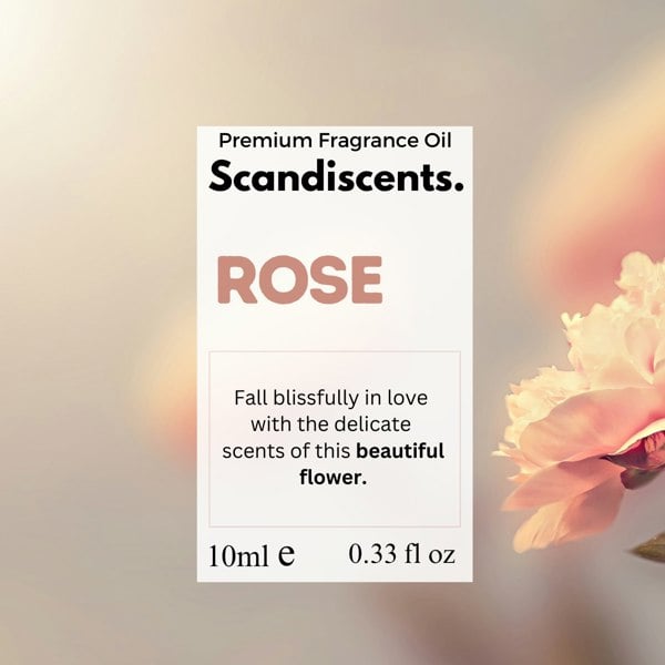 Rose - Scandiscents, waterless diffuser, essential oils, fragrance oils