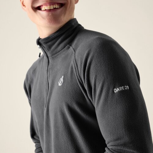 Dare 2B Mens Freethink II Fleece Top - Ebony Grey