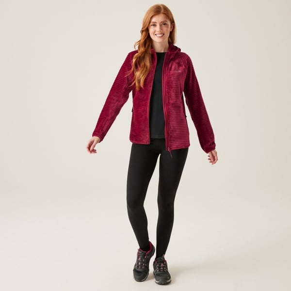 Regatta Women's Endra Hooded Fleece Jacket - Rumba Red