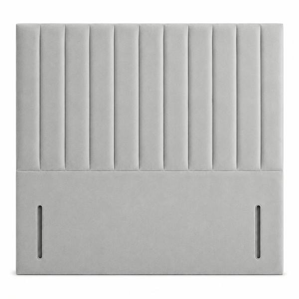 Great British Beds Sapphire Headboard - Silver Plush