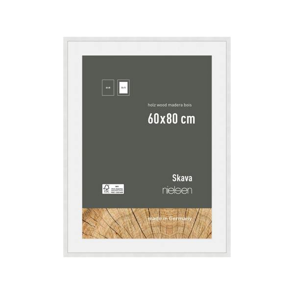 nielsen Skava Oak Wooden Picture Frame with White Mount