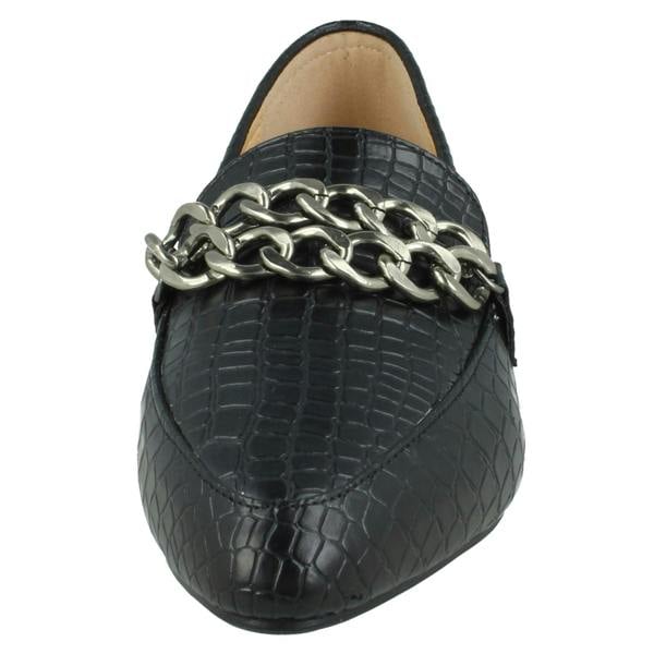 Spot On Ladies Spot On Wide Fit Loafers F80534