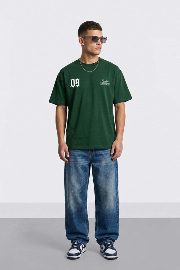 London Attitude Originals 09 Oversized Heavyweight Printed T-Shirt