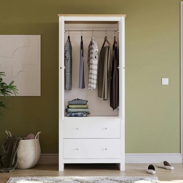 Vida Designs Arlington 2 Door 2 Drawer Wardrobe