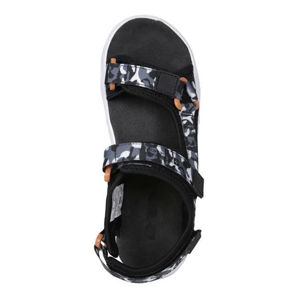 Mountain Warehouse Childrens/Kids Ripple Camo Lightweight Adjustable Outdoor Sandals - Black - 