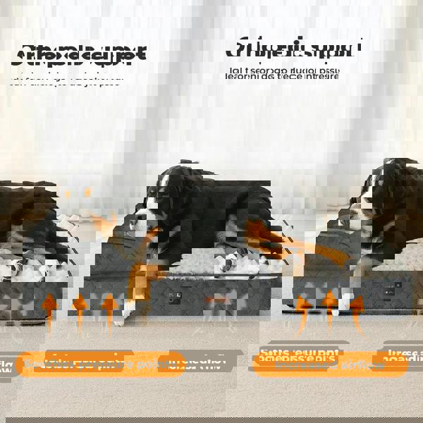 Skylos Orthopedic Dog Bed Memory Foam Pet Mattress Calming Washable Waterproof